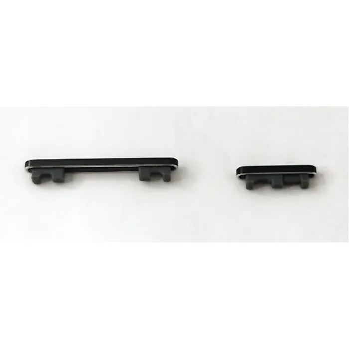 Set de 2 botones grises para Xiaomi Poco X6 Pro 5G calidad premium