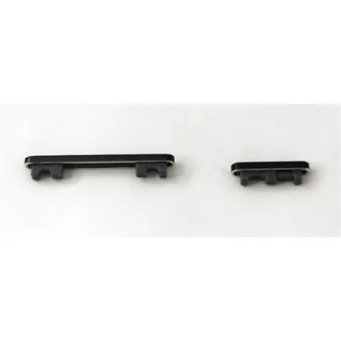 Set de 2 botones grises para Xiaomi Poco X6 Pro 5G calidad premium