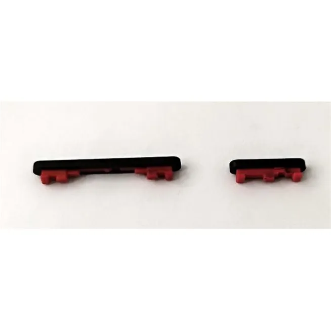Set de 2 botones laterales negros para Xiaomi Poco X6 Pro 5G calidad premium