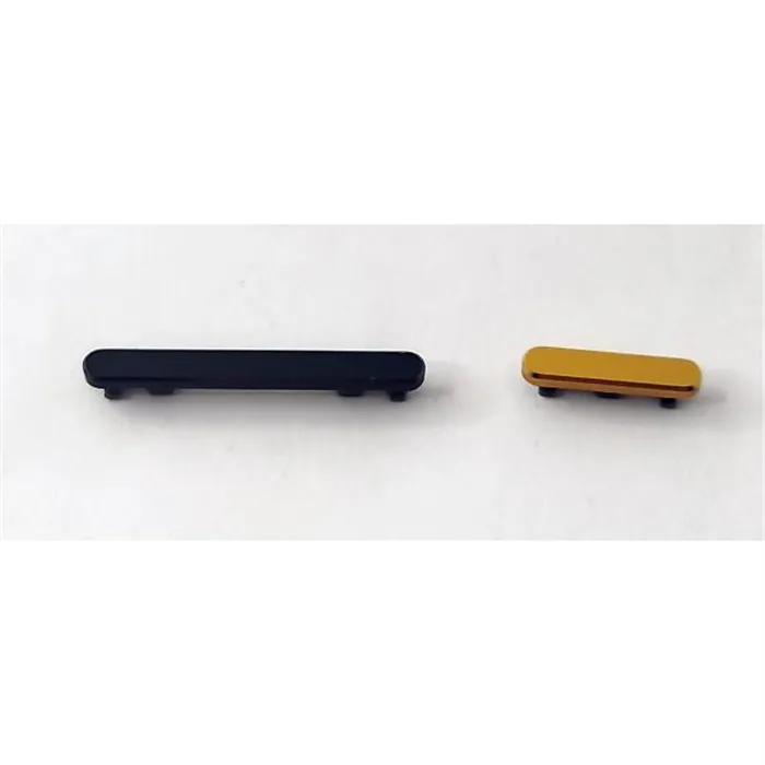 Set de 2 botones laterales amarillos para Xiaomi Poco X6 Pro 5G calidad premium
