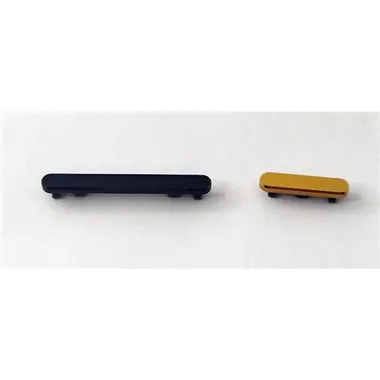 Set de 2 botones laterales amarillos para Xiaomi Poco X6 Pro 5G calidad premium