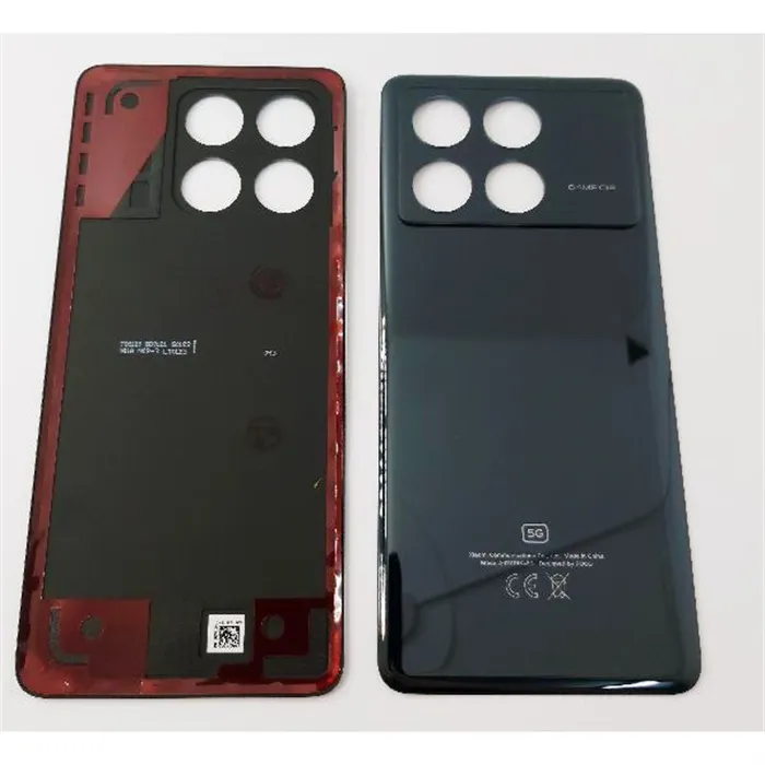 Tapa trasera o tapa bateria negra para Xiaomi Poco X6 Pro