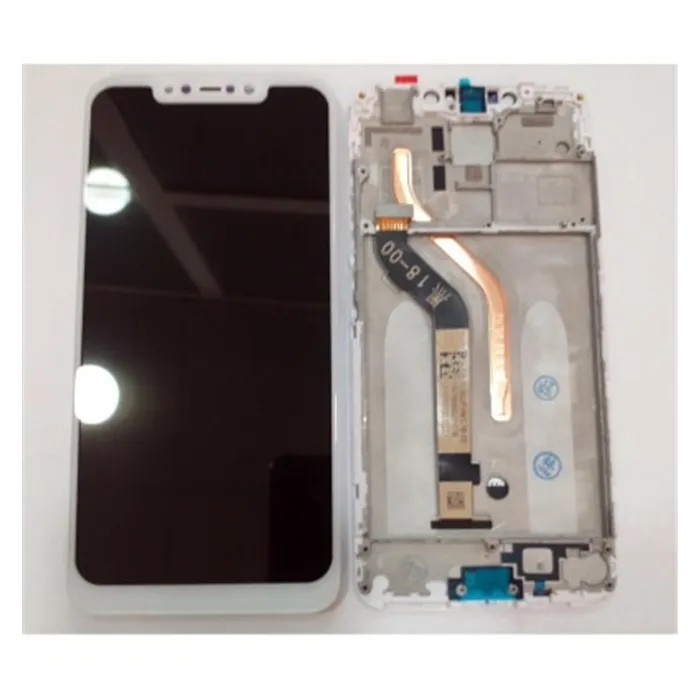 Xiaomi Pocophone F1 pantalla lcd + tactil blanco + marco blanco premium
