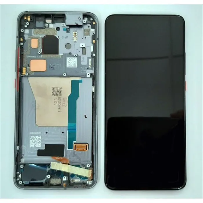 Pantalla lcd para Xiaomi Pocophone F2 Pro / Redmi K30 Pro mas tactil negro mas marco gris Service Pack
