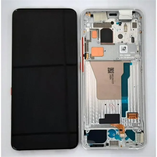 Pantalla lcd para Xiaomi Pocophone F2 Pro / Redmi K30 Pro mas tactil negro mas marco plata Service Pack