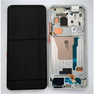 Pantalla lcd para Xiaomi Pocophone F2 Pro / Redmi K30 Pro mas tactil negro mas marco plata Service Pack