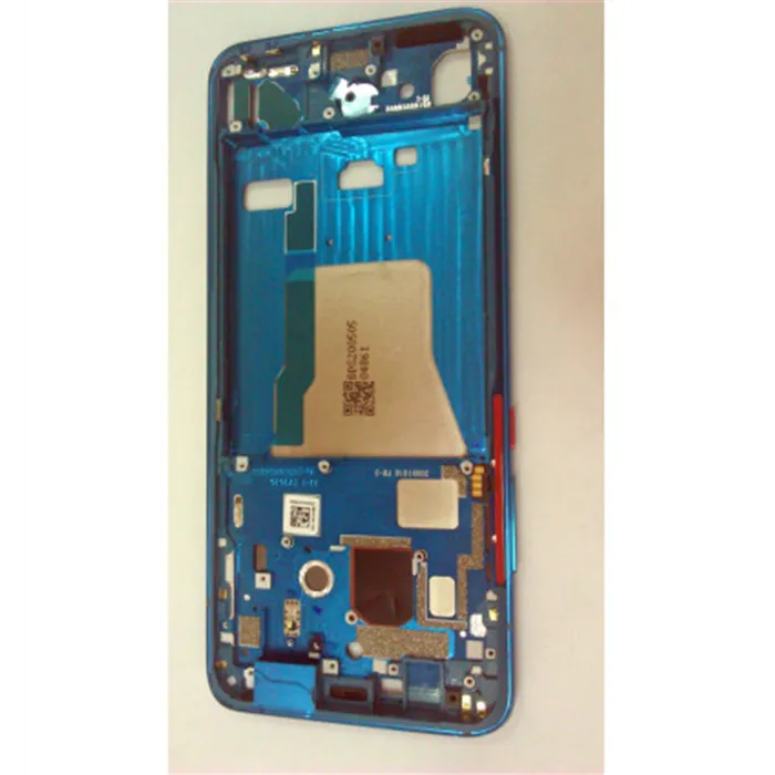 Carcasa o marco central azul para Xiaomi Pocophone F2 Pro / Redmi K30 Pro Calidad Premium