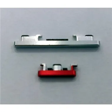 Set 2 botones platas para Xiaomi Pocophone F2 Pro Redmi K30 Pro calidad premium