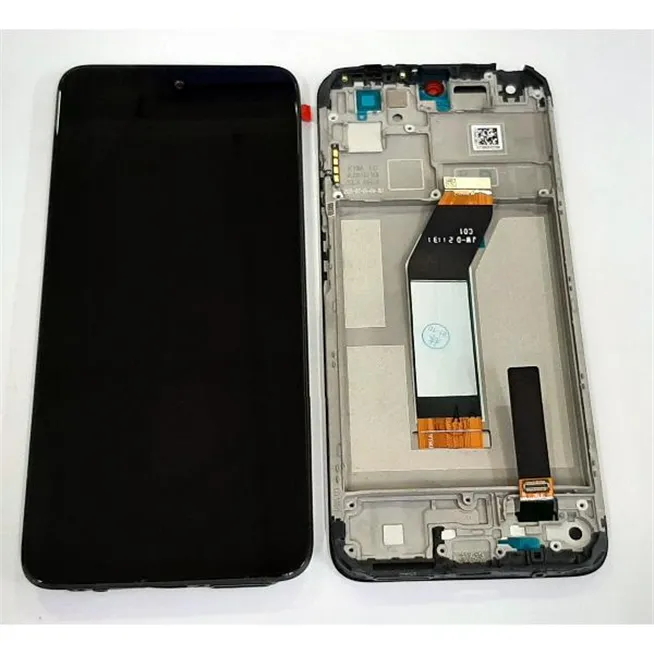 Pantalla lcd para Xiaomi Redmi 10 mas tactil negro mas marco negro calidad premium