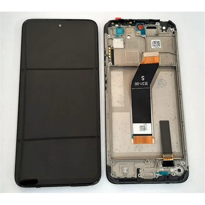 Pantalla lcd para Xiaomi Redmi 10 2022 mas tactil negro mas marco negro calidad premium 