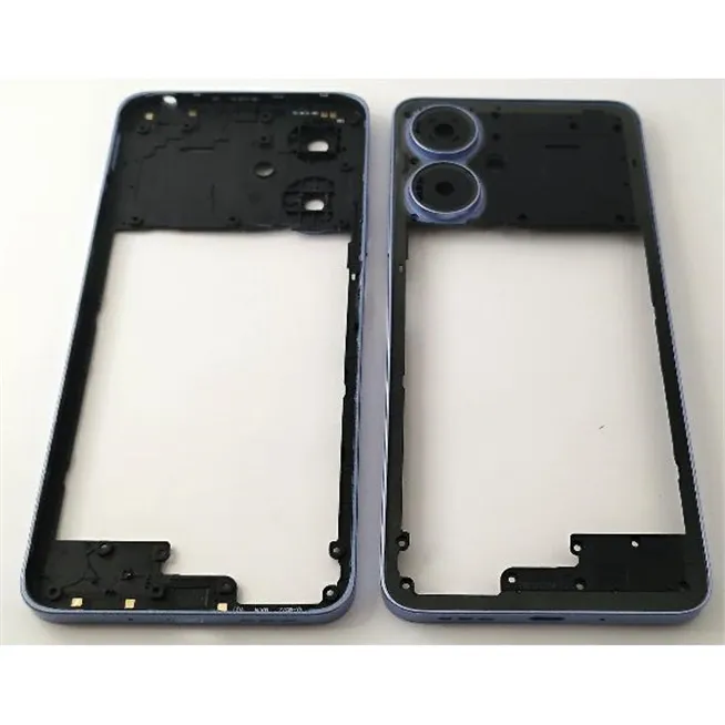 Carcasa o marco central azul para Xiaomi Redmi 13C 5G 
