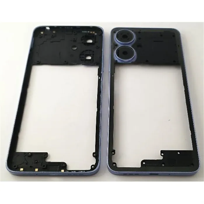 Carcasa o marco central azul para Xiaomi Redmi 13C 5G 