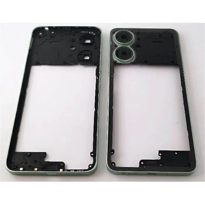 Carcasa o marco central verde para Xiaomi Redmi 13C 5G 
