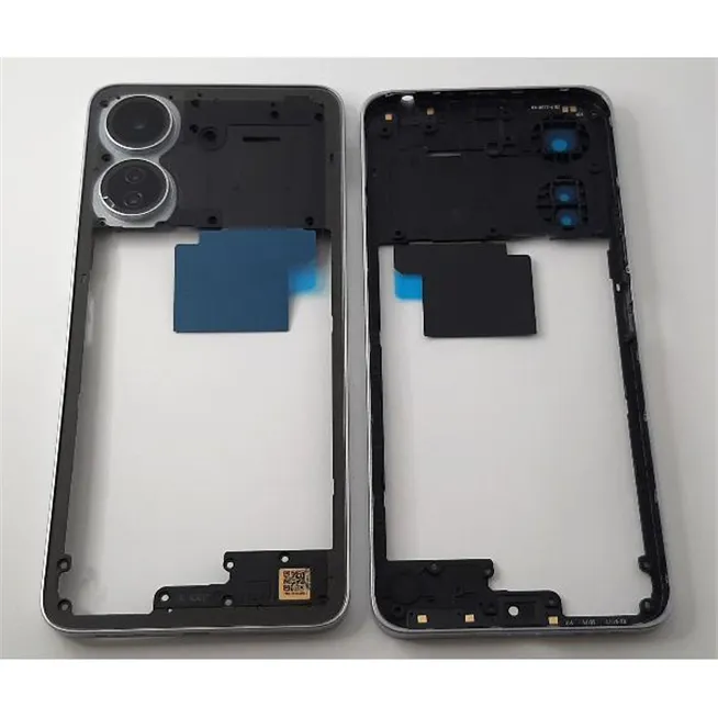 Carcasa trasera o marco plata para Xiaomi Redmi 13c calidad premium