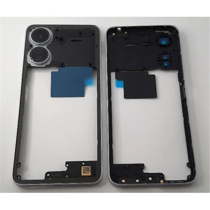 Carcasa trasera o marco plata para Xiaomi Redmi 13c calidad premium