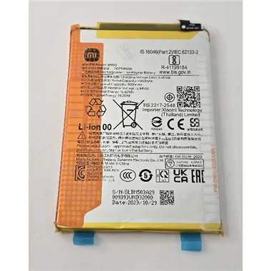 Bateria BN5Q 5000mAh para Xiaomi Redmi 13C Xiaomi Poco C65 Service Pack