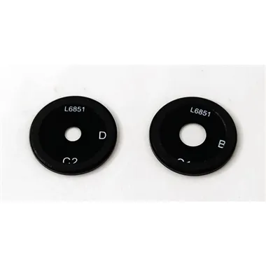 Set de 2 cristales de camara morados para Xiaomi Redmi 14C calidad premium
