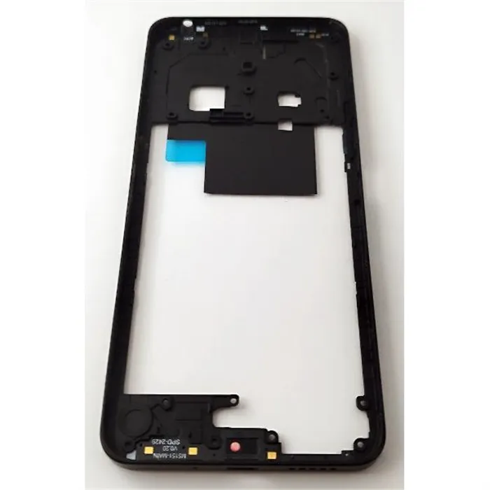 Carcasa o marco central negro para Xiaomi Redmi 14C