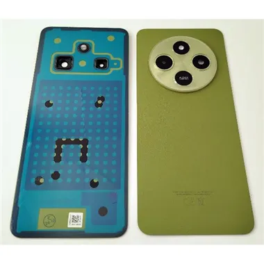 Tapa trasera o tapa bateria verde para Xiaomi Redmi 14C con cristal de camara