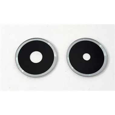 Set de 2 cristales de camara pequeños azules para Xiaomi Redmi 14C calidad premium