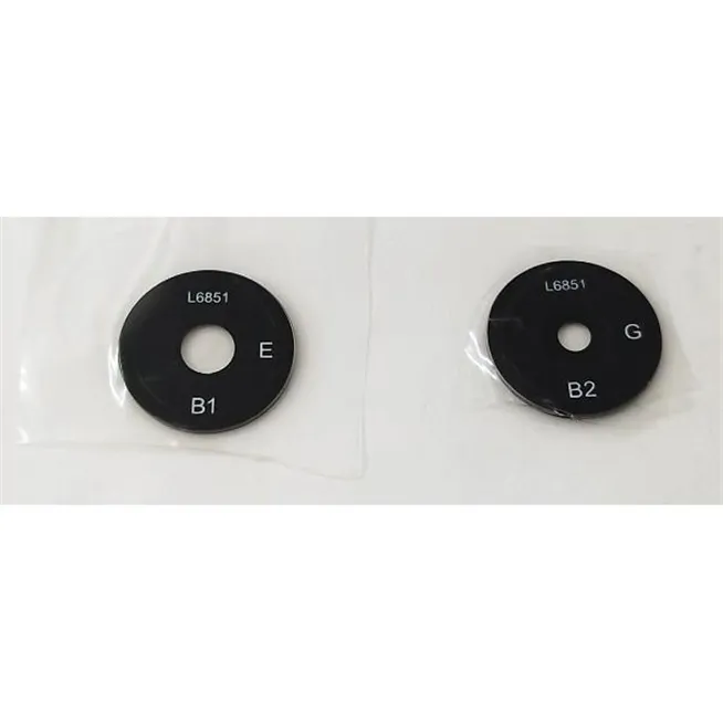 Set de 2 cristales de camara azules para Xiaomi Redmi 14C calidad premium