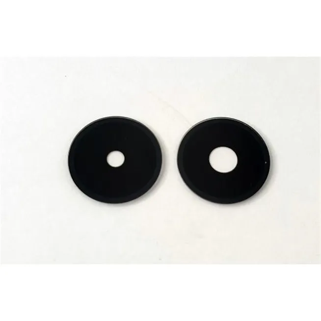 Set de 2 cristales de camara pequeños negros para Xiaomi Redmi 14C calidad premium