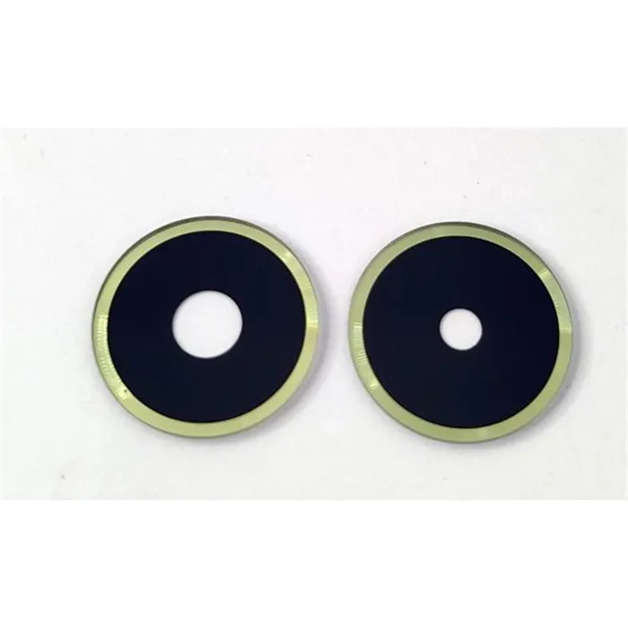 Set de 2 cristales de camara pequeños verde para Xiaomi Redmi 14C calidad premium