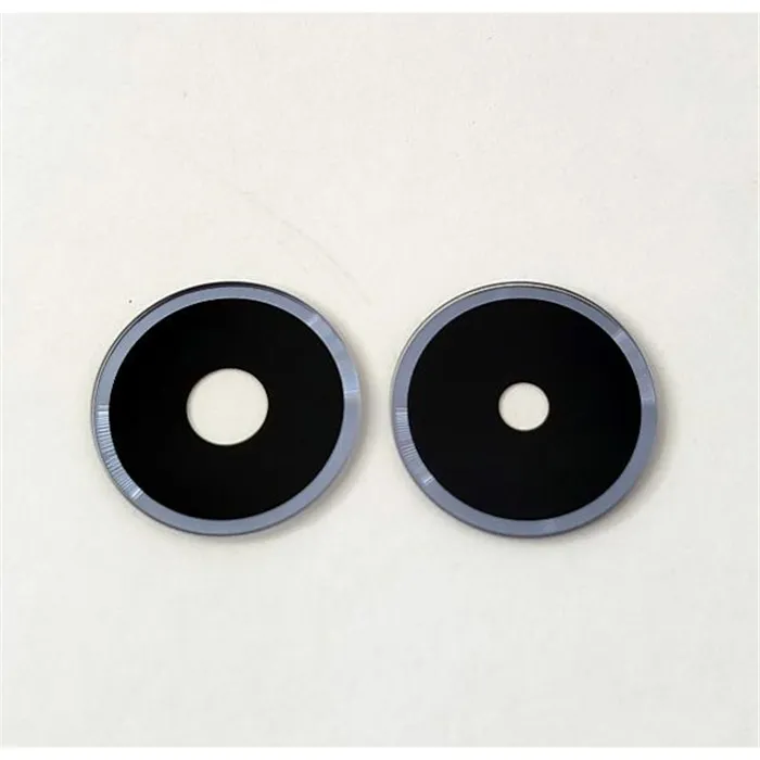 Set de 2 cristales de camara pequeños morados para Xiaomi Redmi 14C calidad premium