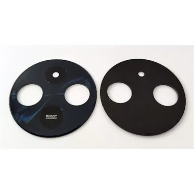 Cristal de camara grande negro para Xiaomi Redmi 14C calidad premium