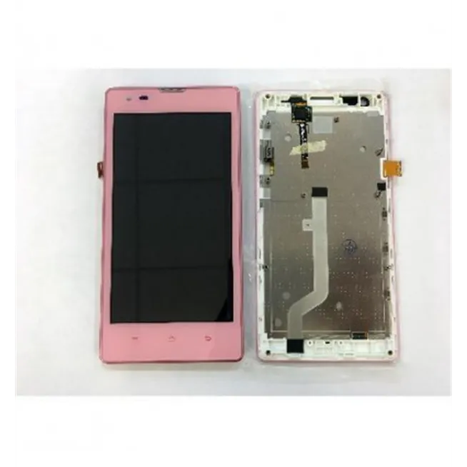 Xiaomi Redmi 1s 3G pantalla lcd + tactil rosa + marco origin