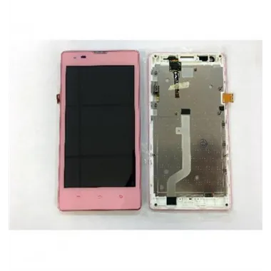 Xiaomi Redmi 1s 3G pantalla lcd + tactil rosa + marco origin