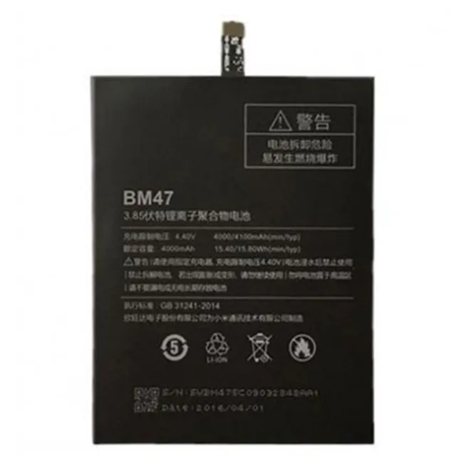 Batería premium BM47  Xiaomi Redmi 3 3s 3x  Redmi 4X