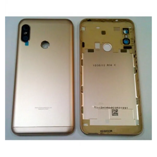 Xiaomi Redmi 6 Pro Mi A2 Lite tapa trasera dorada