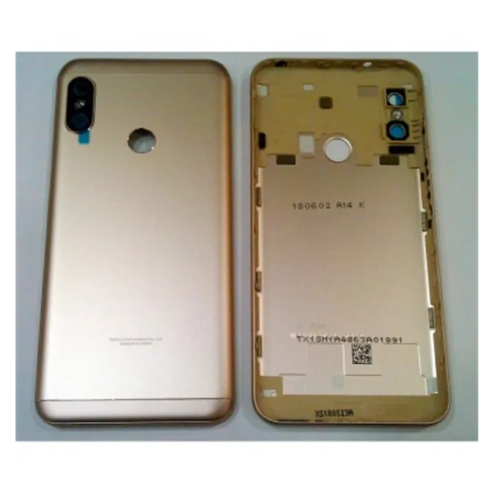Xiaomi Redmi 6 Pro Mi A2 Lite tapa trasera dorada