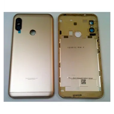 Xiaomi Redmi 6 Pro Mi A2 Lite tapa trasera dorada