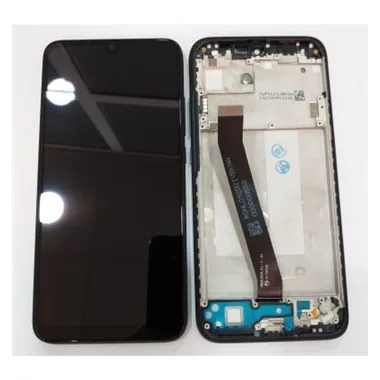 Xiaomi Redmi 7 pantalla lcd + tactil negro + marco negro premium redmi7 red rice 7 red rice7
