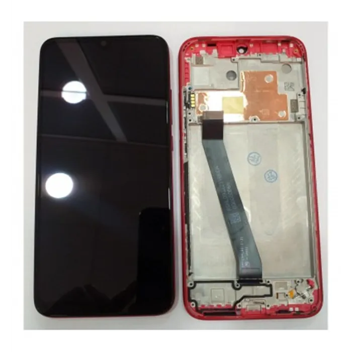 Xiaomi Redmi 7 pantalla lcd + tactil negro + marco rojo premium redmi7 red rice 7 red rice7