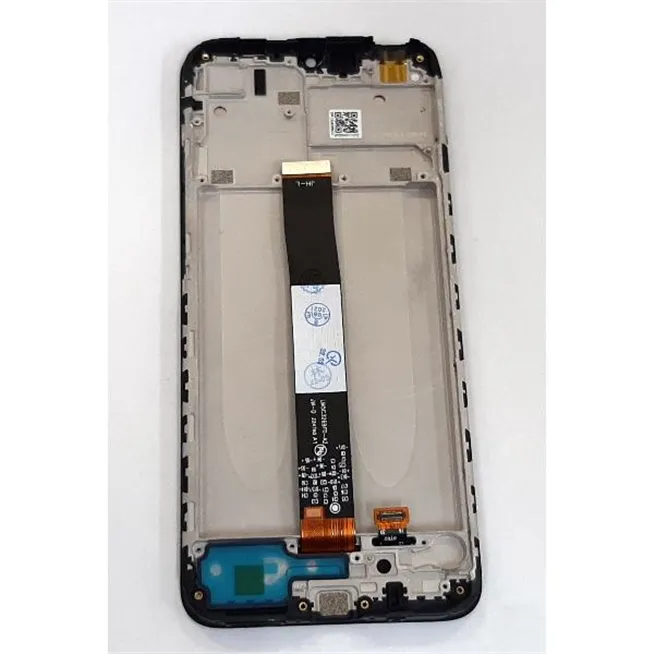 Pantalla lcd para Xiaomi Redmi 9A Redmi 9AT Redmi 9C mas tactil negro mas marco negro compatible