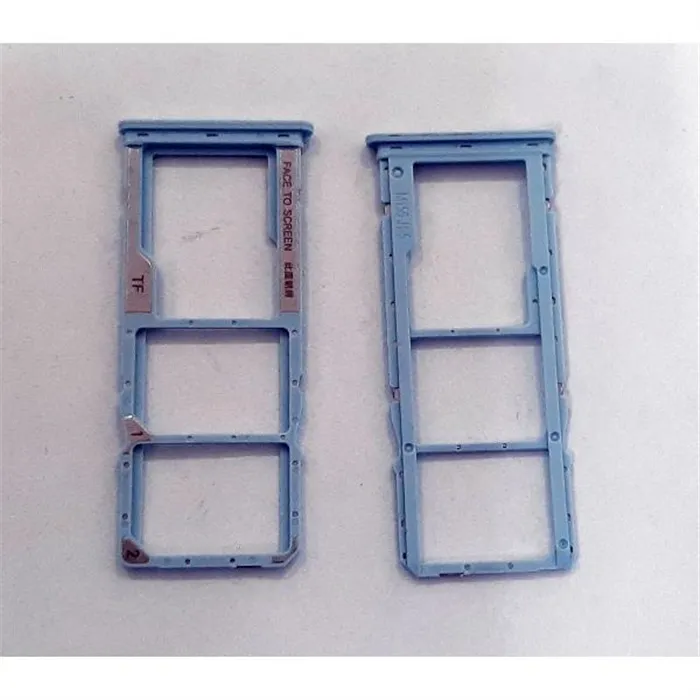 Soporte o bandeja dual sim azul para Xiaomi Redmi A1 calidad premium
