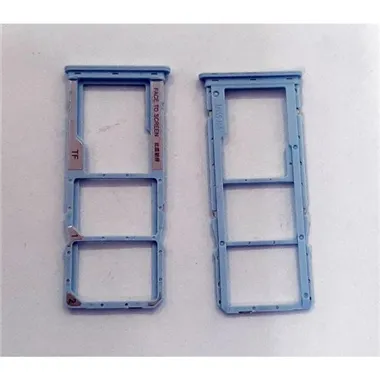 Soporte o bandeja dual sim azul para Xiaomi Redmi A1 calidad premium