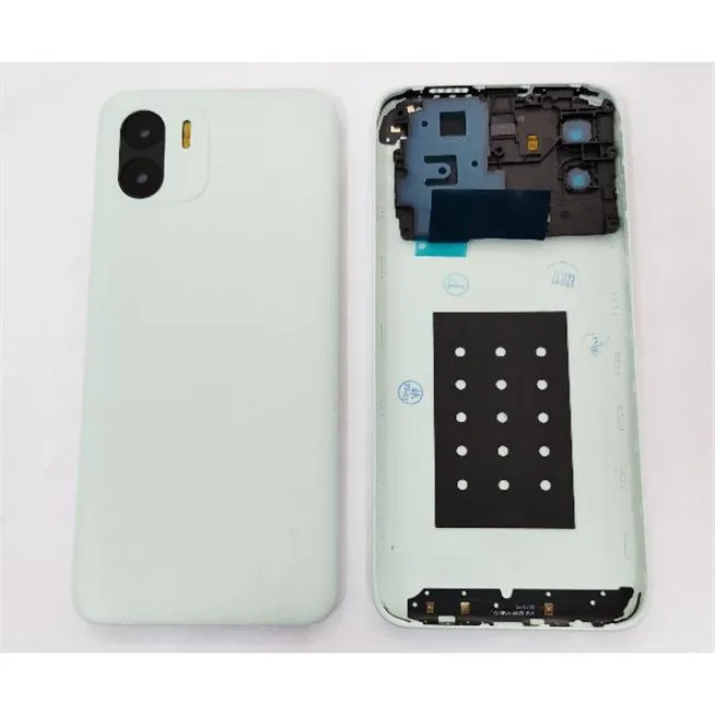 tapa trasera o tapa bateria verde para Xiaomi Redmi A1 Redmi 11 mas lente camara negra calidad premium