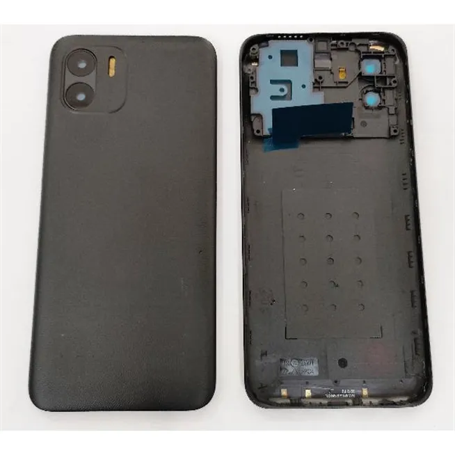 tapa trasera o tapa bateria negra para Xiaomi Redmi A1 Redmi 11 mas lente camara negra calidad premium