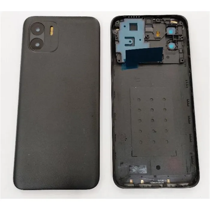 tapa trasera o tapa bateria negra para Xiaomi Redmi A1 Redmi 11 mas lente camara negra calidad premium
