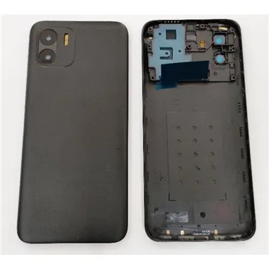 tapa trasera o tapa bateria negra para Xiaomi Redmi A1 Redmi 11 mas lente camara negra calidad premium