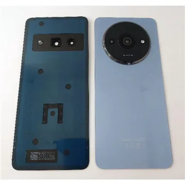 Tapa trasera o tapa bateria plateada para Xiaomi Redmi A3 con lente de camara