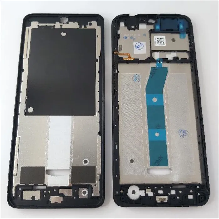 Carcasa central o marco central negro para Xiaomi Redmi A3 