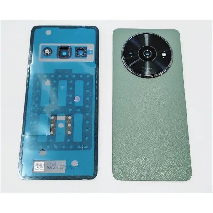 Tapa trasera o tapa bateria verde para Xiaomi Redmi A3 con lente de camara