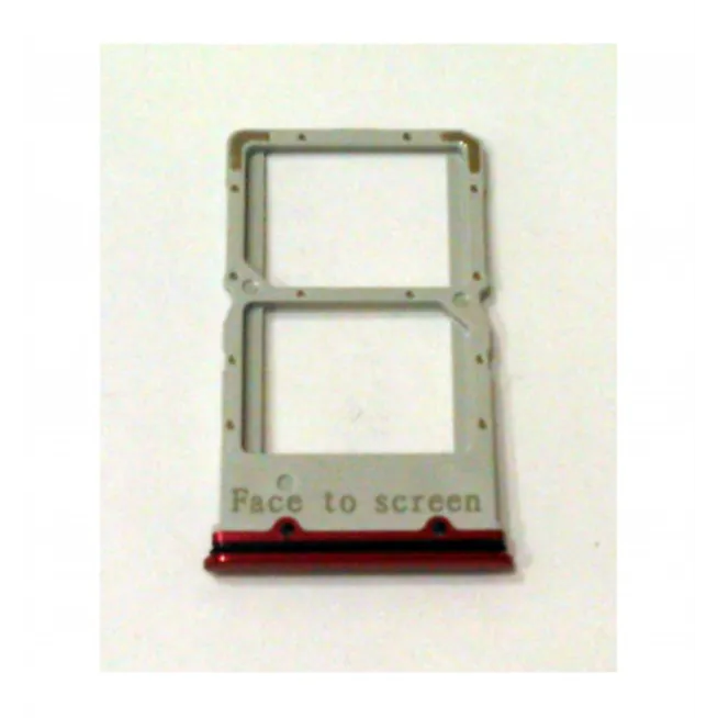 Soporte o bandeja sim roja para Xiaomi Redmi K20 Mi 9T MZB7757IN calidad premium