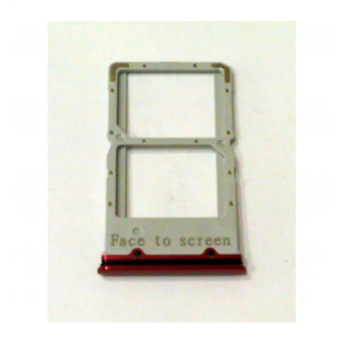 Soporte o bandeja sim roja para Xiaomi Redmi K20 Mi 9T MZB7757IN calidad premium