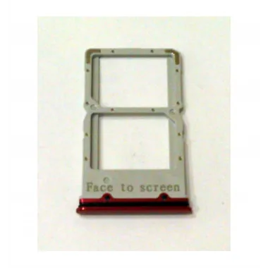 Soporte o bandeja sim roja para Xiaomi Redmi K20 Mi 9T MZB7757IN calidad premium